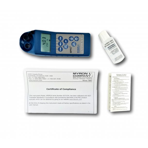 6PII ULTRAMETER II CONDUCTIVITY,RESISTIVITY,TDS,TEMP,PH,ORP, FREE CHLORINE