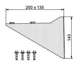 WALL MOUNTING BRACKET FOR MEMDOS SMART & MAGDOS DOSE PUMPS